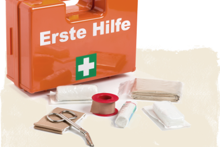 Erste Hilfe Koffer mit Inhalt